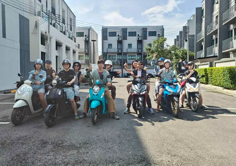 The Invisible Garden community in Chiang Mai, 2024