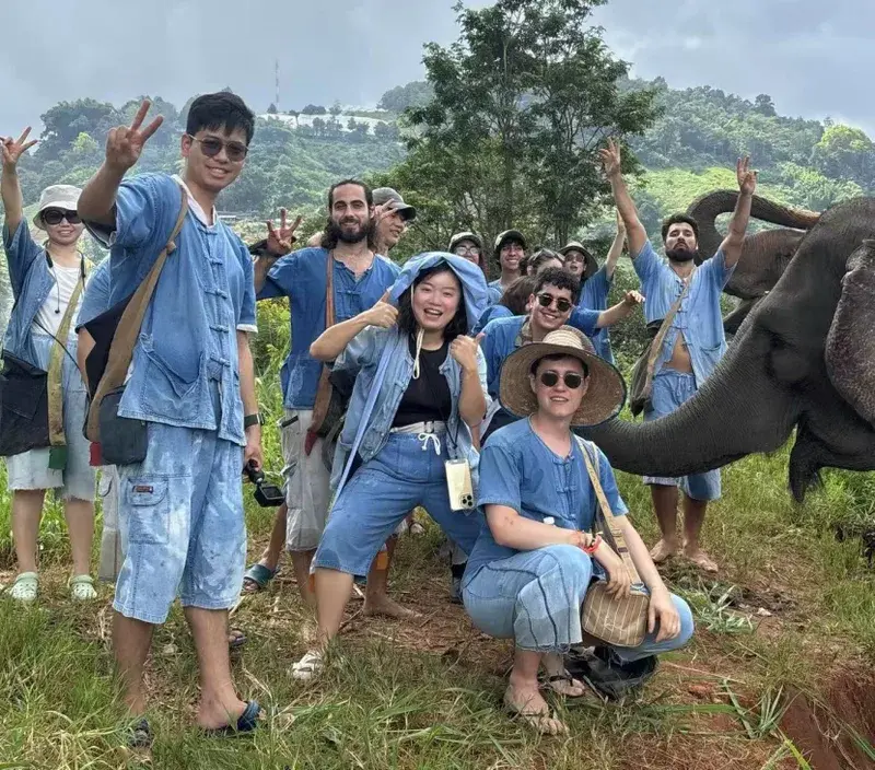 The Invisible Garden community in Chiang Mai, 2024